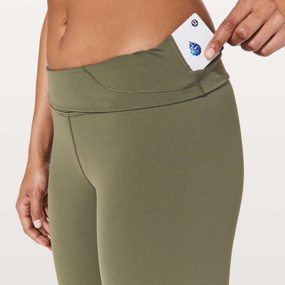 Lululemon Wunder Under Hi-Rise 1/2 Tight *17" Sage - Picture 5 of 9